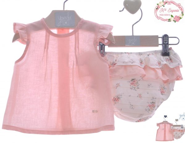 Conjunto Ranita Niña Bebe Yoedu Familia Mimosa ART.1802